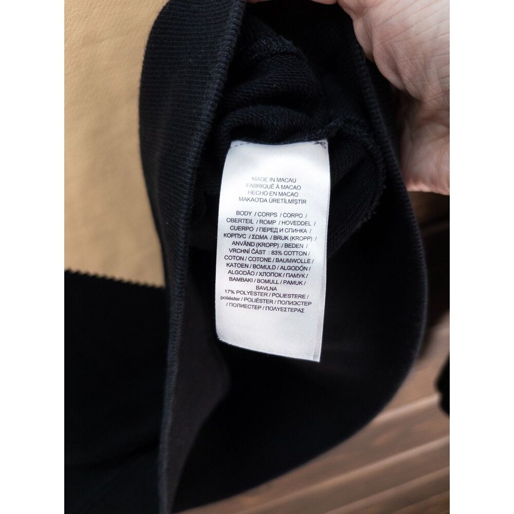 Lauren Ralph Lauren Cozette French Terry Southwest Sweatshirt Black Medium - Picture 4 of 8
